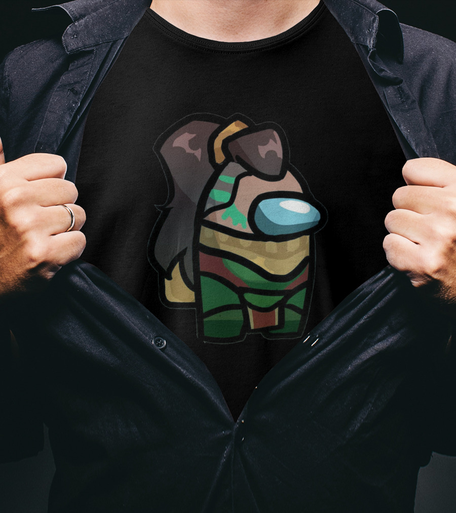 Among Us Illaoi League Of Legends Crossover T-Shirt