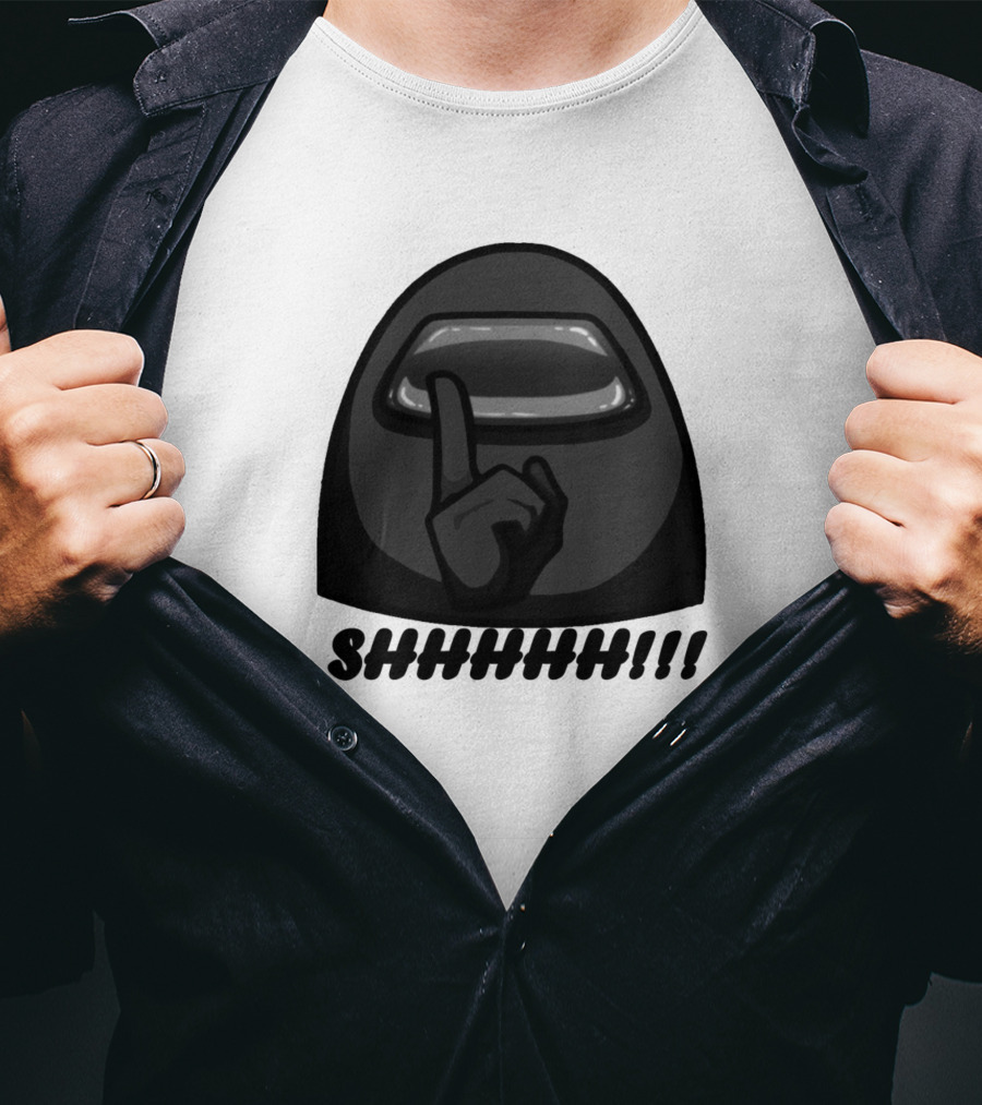 Shhhhhhh Among Us Players Do Not Talking T-Shirt