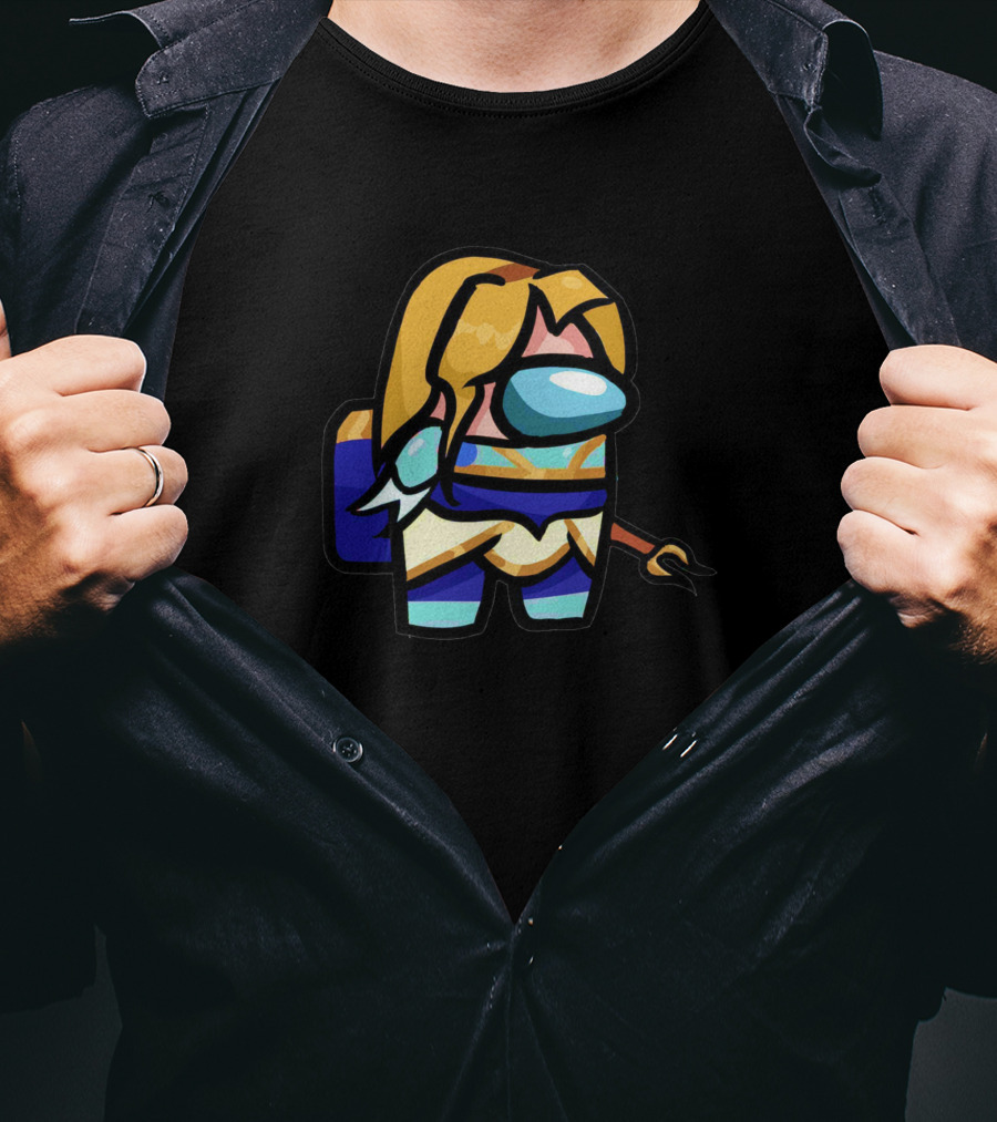 Among Us Lux League Of Legends Crossover Character T-Shirt