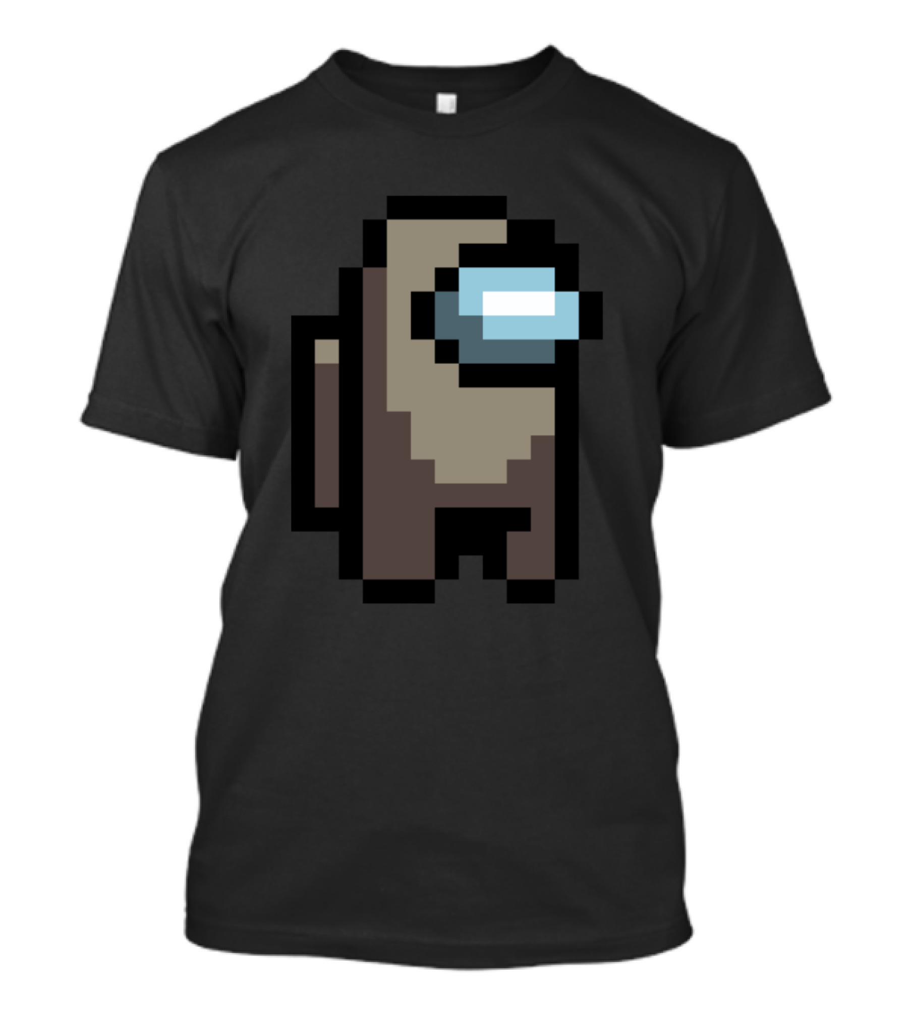Among Us Game Character Tan Crewmate Pixel T-Shirt
