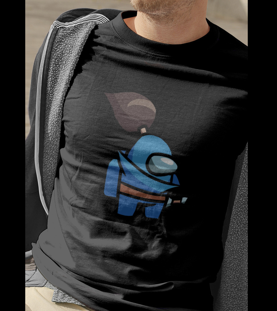 Among Us Yasuo Crossover Character Gaming Mashup T-Shirt
