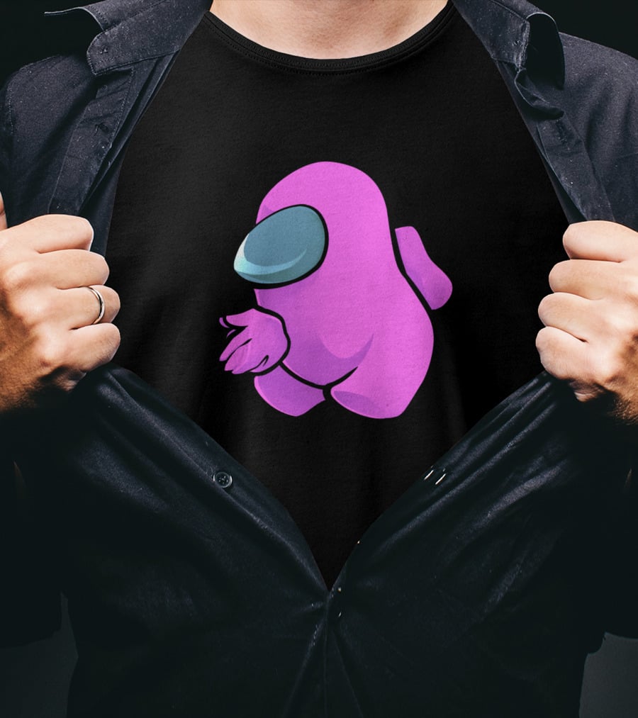 Sus Pink Crewmate Among Us T-Shirt