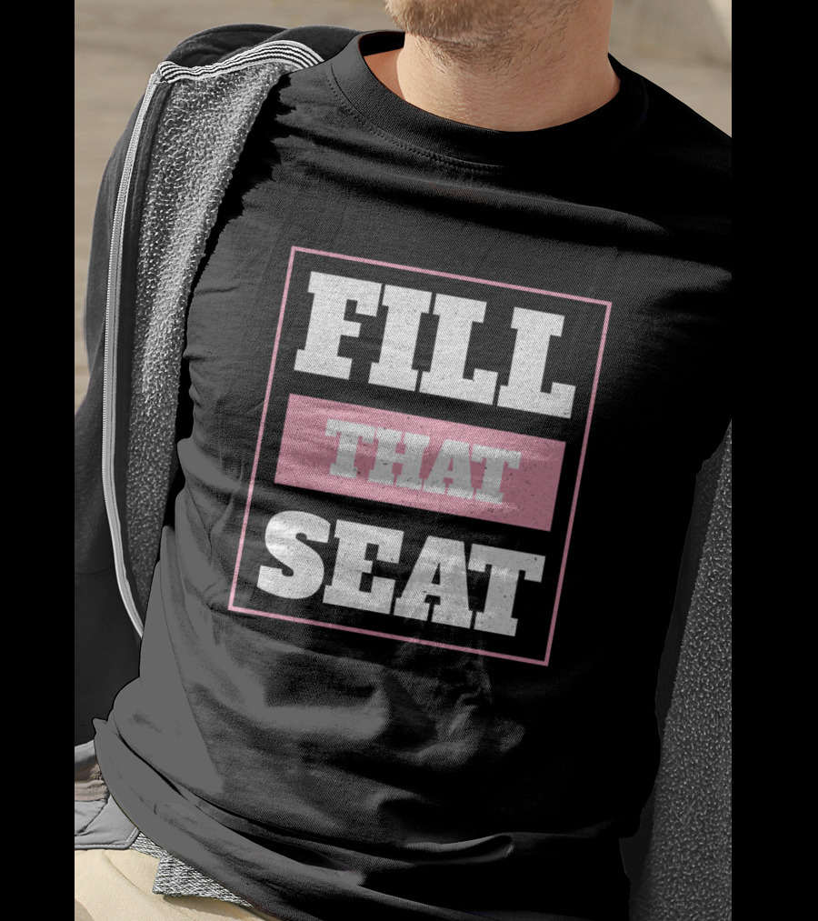 Fill That Seat Awesome RBG Quote Illustration Unique T-Shirt