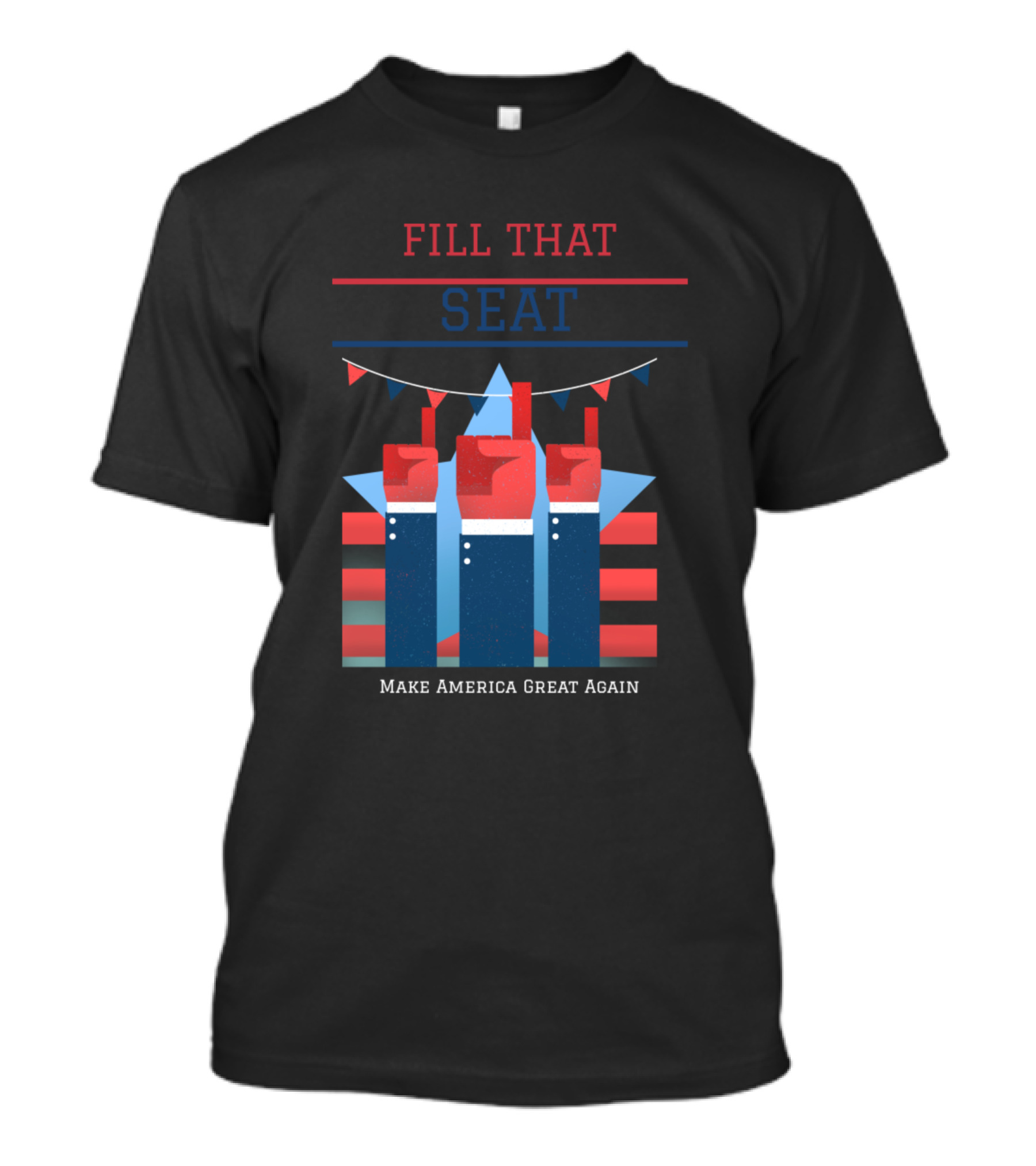 Fill That Seat Make America Great Again Court 8Y T-Shirt