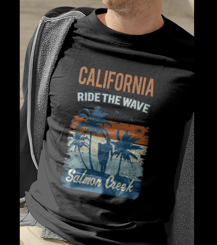 California Ride The Wave Salmon Creek T-Shirt