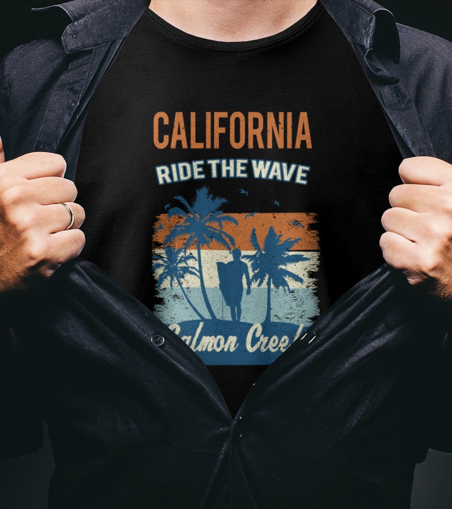 California Ride The Wave Salmon Creek T-Shirt