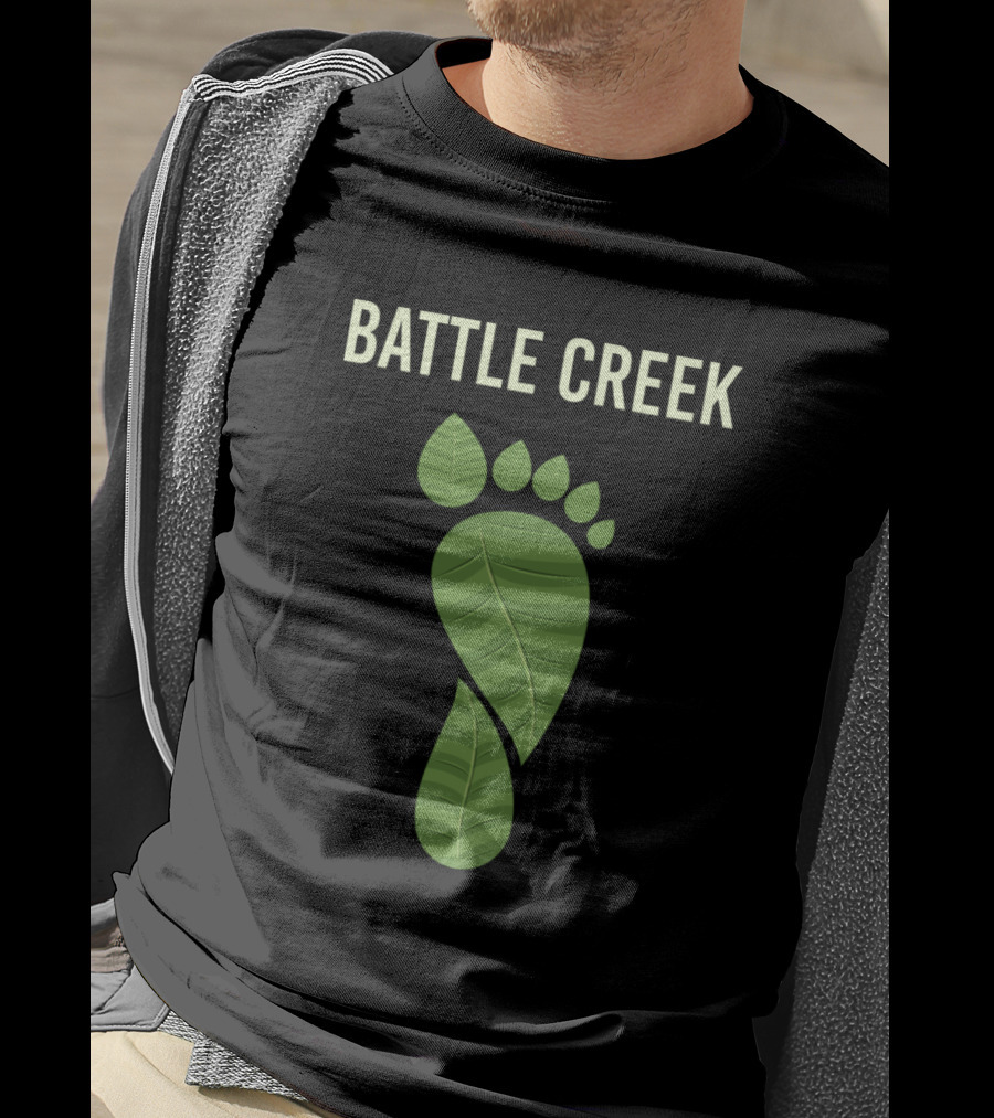 Battle Creek Eco Footprint Leaf T-Shirt