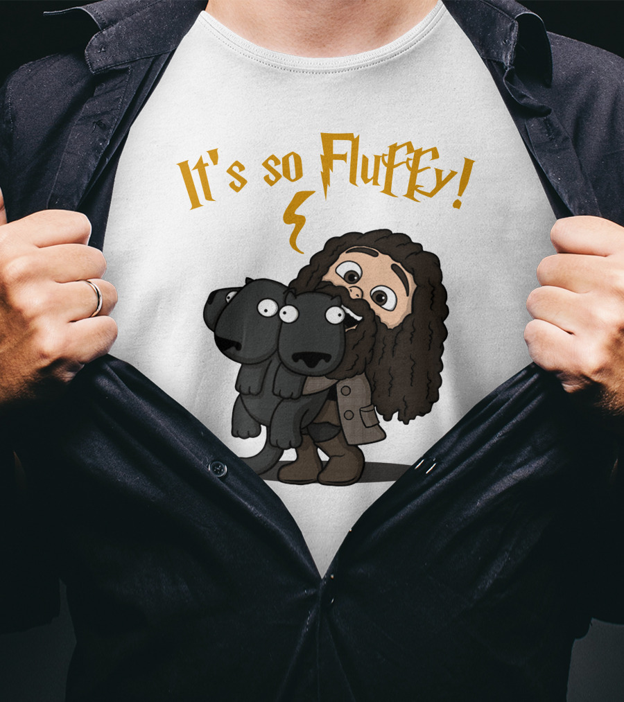 Robbie Coltrane It’s So Fluffy Lightning Wizard T-Shirt