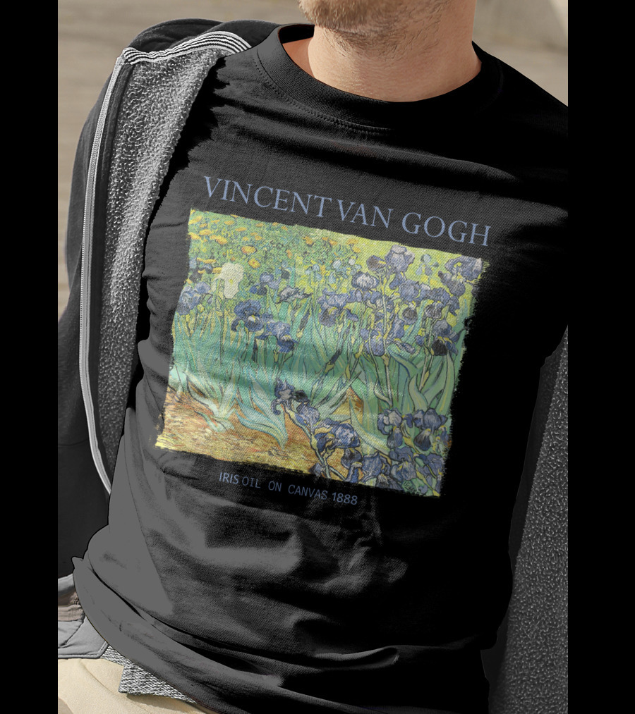 Vincent Van Gogh Iris Oil On Canvas 1888 T-Shirt