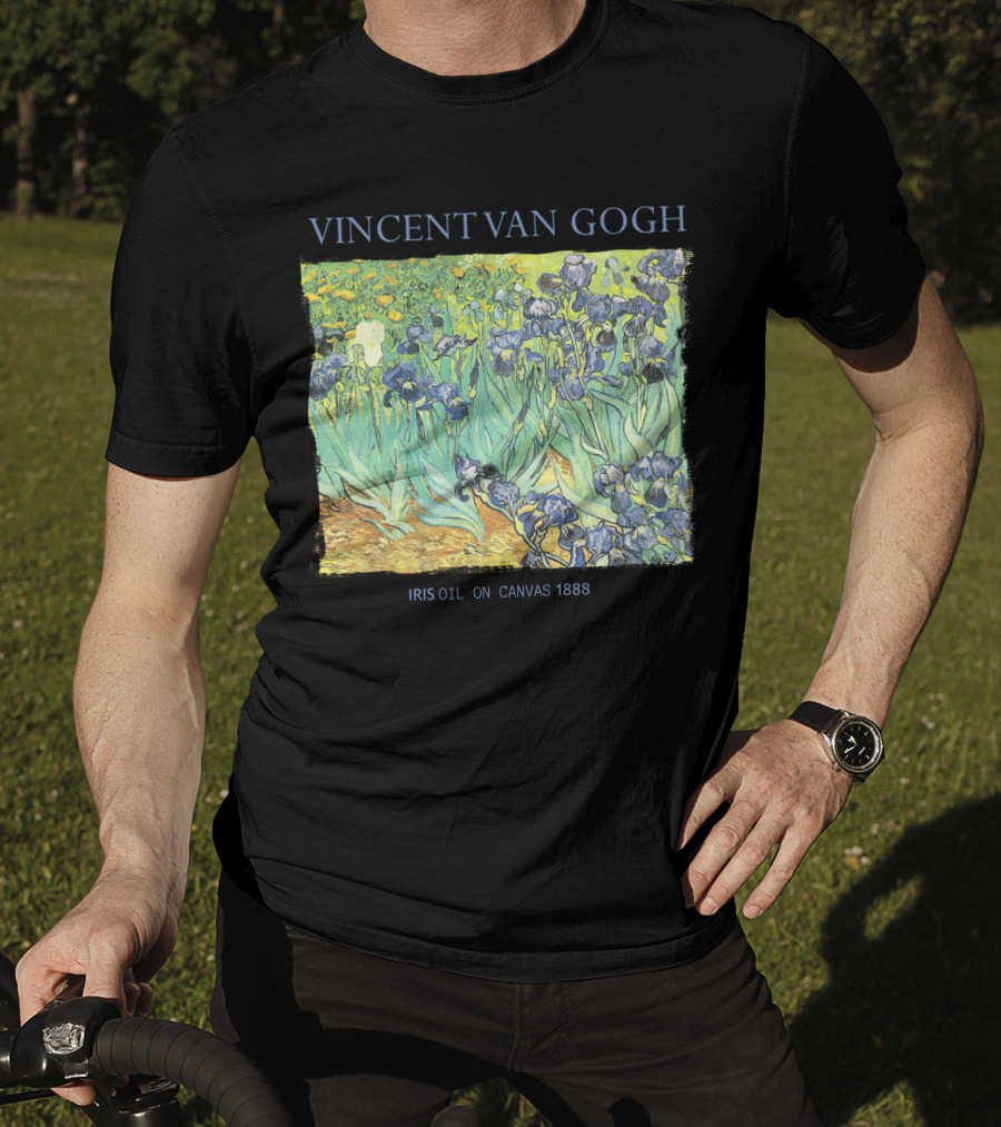 Vincent Van Gogh Iris Oil On Canvas 1888 T-Shirt