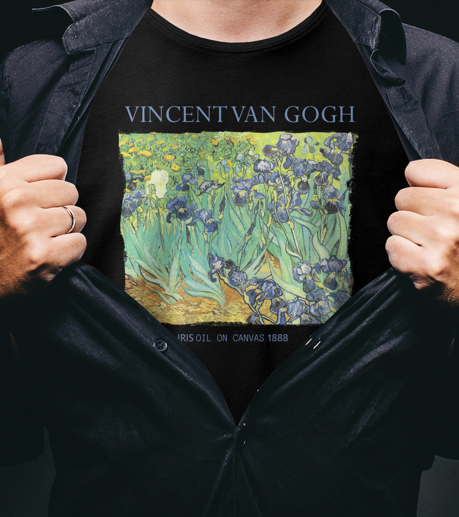 Vincent Van Gogh Iris Oil On Canvas 1888 T-Shirt