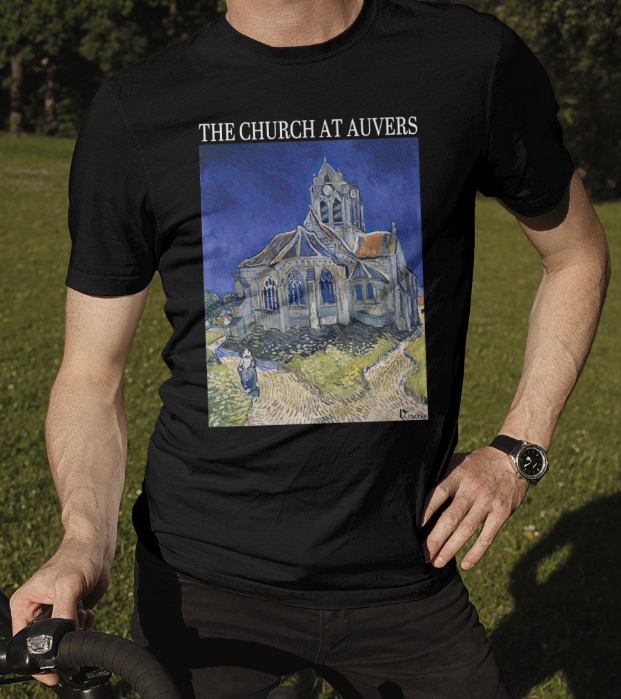 Van Gogh The Church At Auvers Painting By Vincent Van Gogh T-Shirt