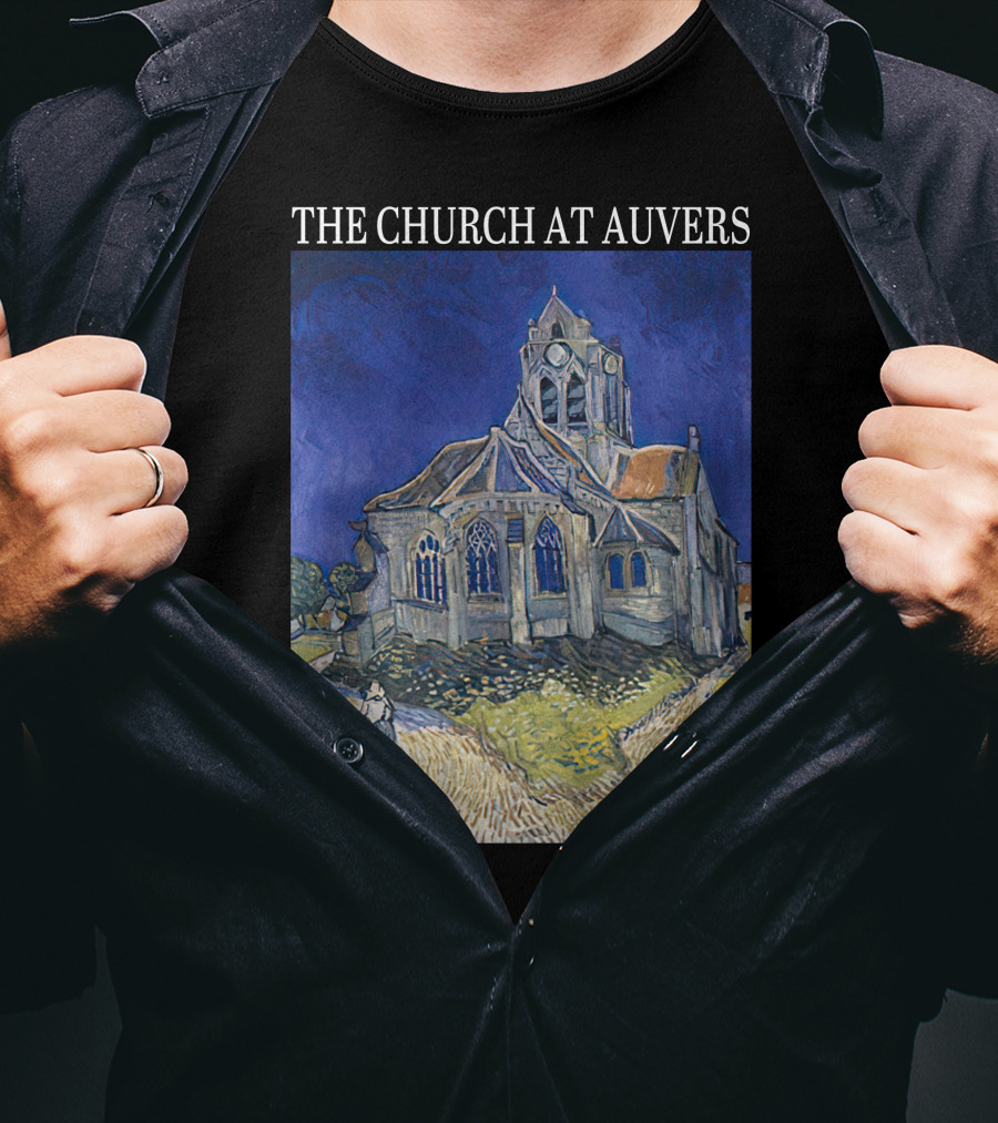 Van Gogh The Church At Auvers Painting By Vincent Van Gogh T-Shirt