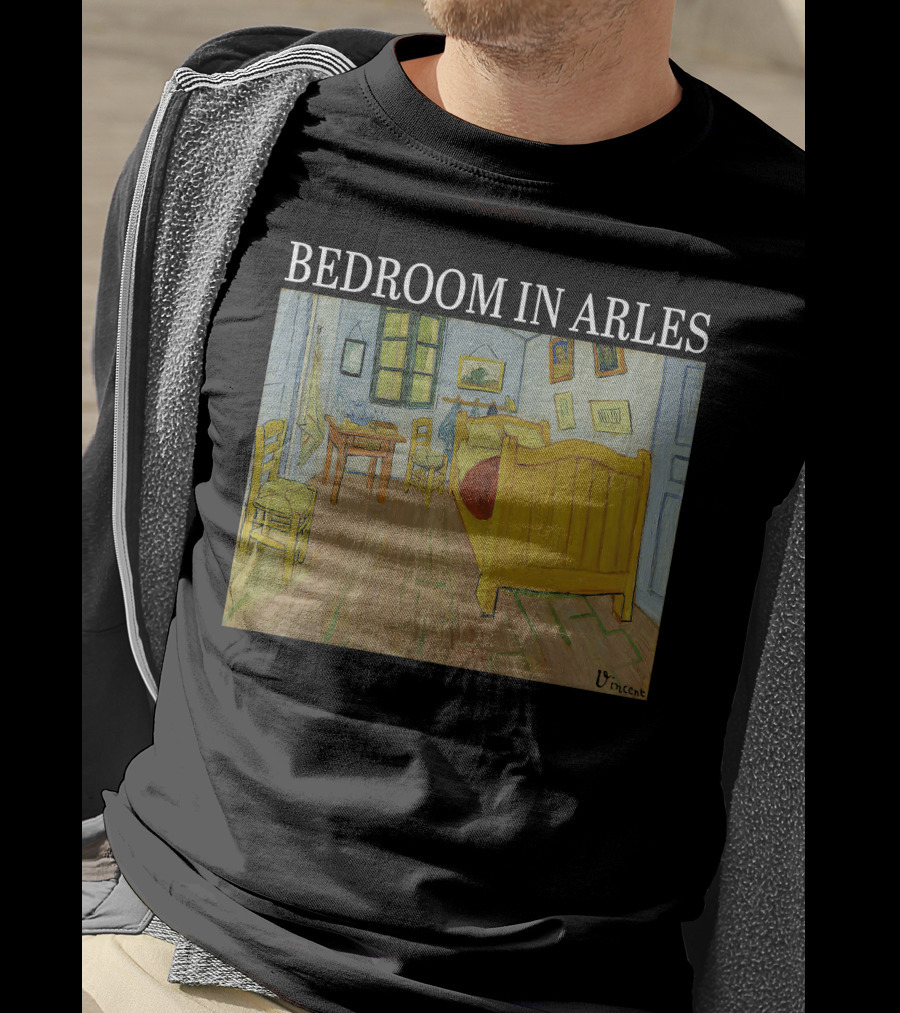 Bedroom In Arles Vincent Van Gogh Painting Recreation T-Shirt