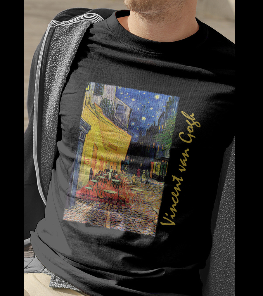 Vincent Van Gogh Café Terrace At Night T-Shirt