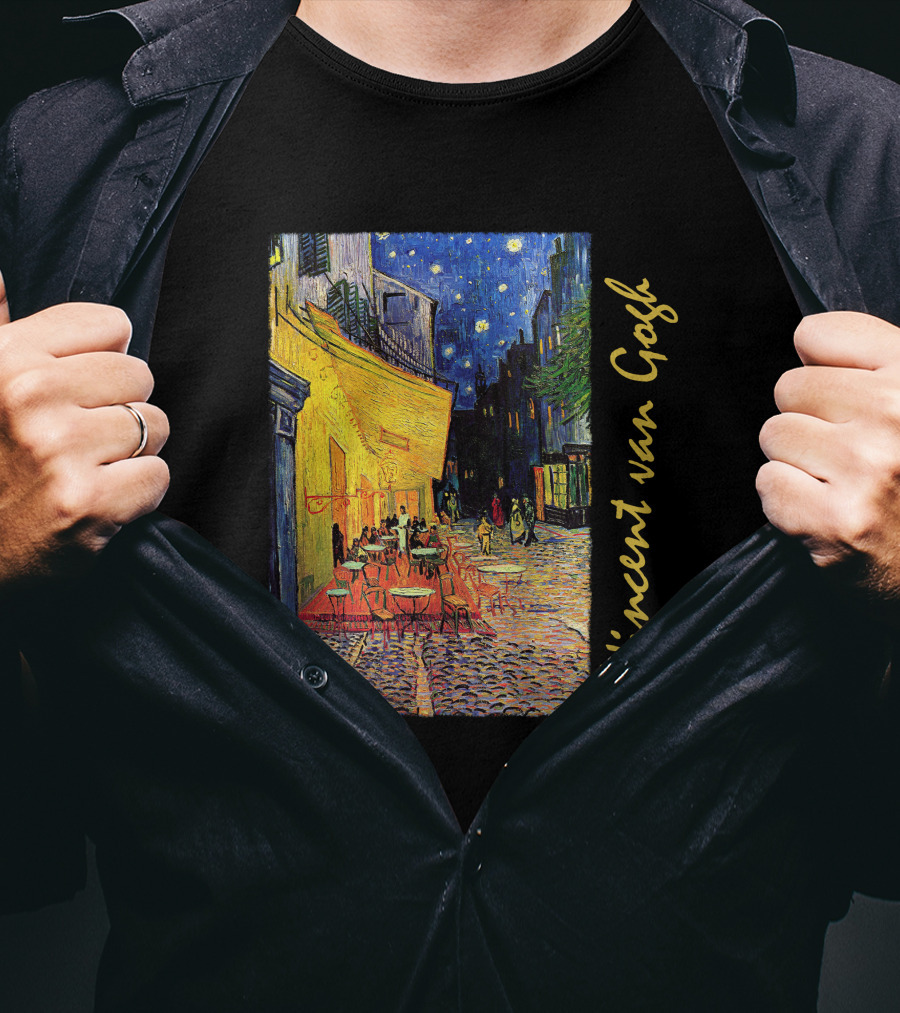 Vincent Van Gogh Café Terrace At Night T-Shirt