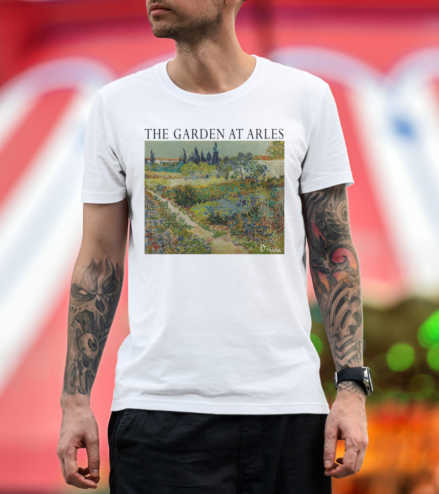The Garden at Arles Vincent Van Gogh Vincent Signature T-Shirt
