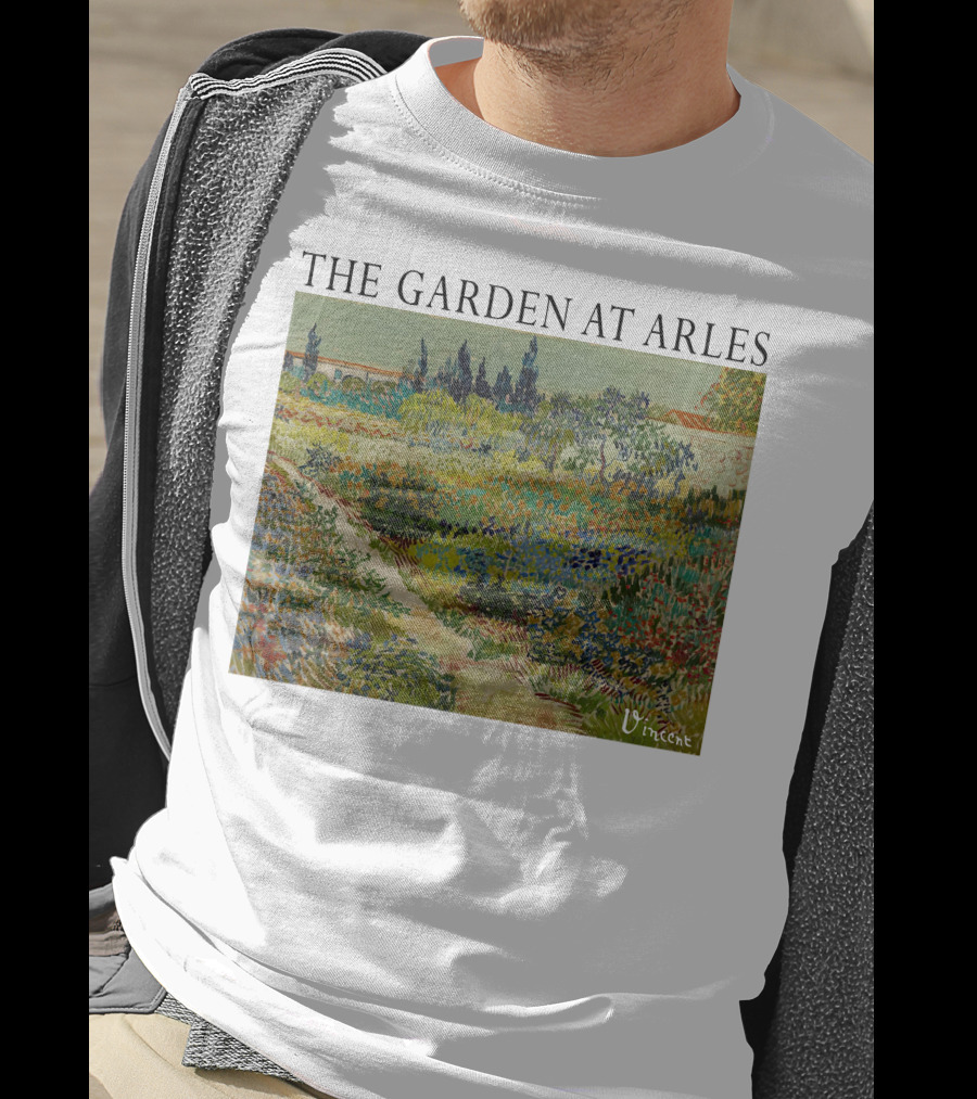 The Garden At Arles Vincent Van Gogh Vincent Signature T-Shirt