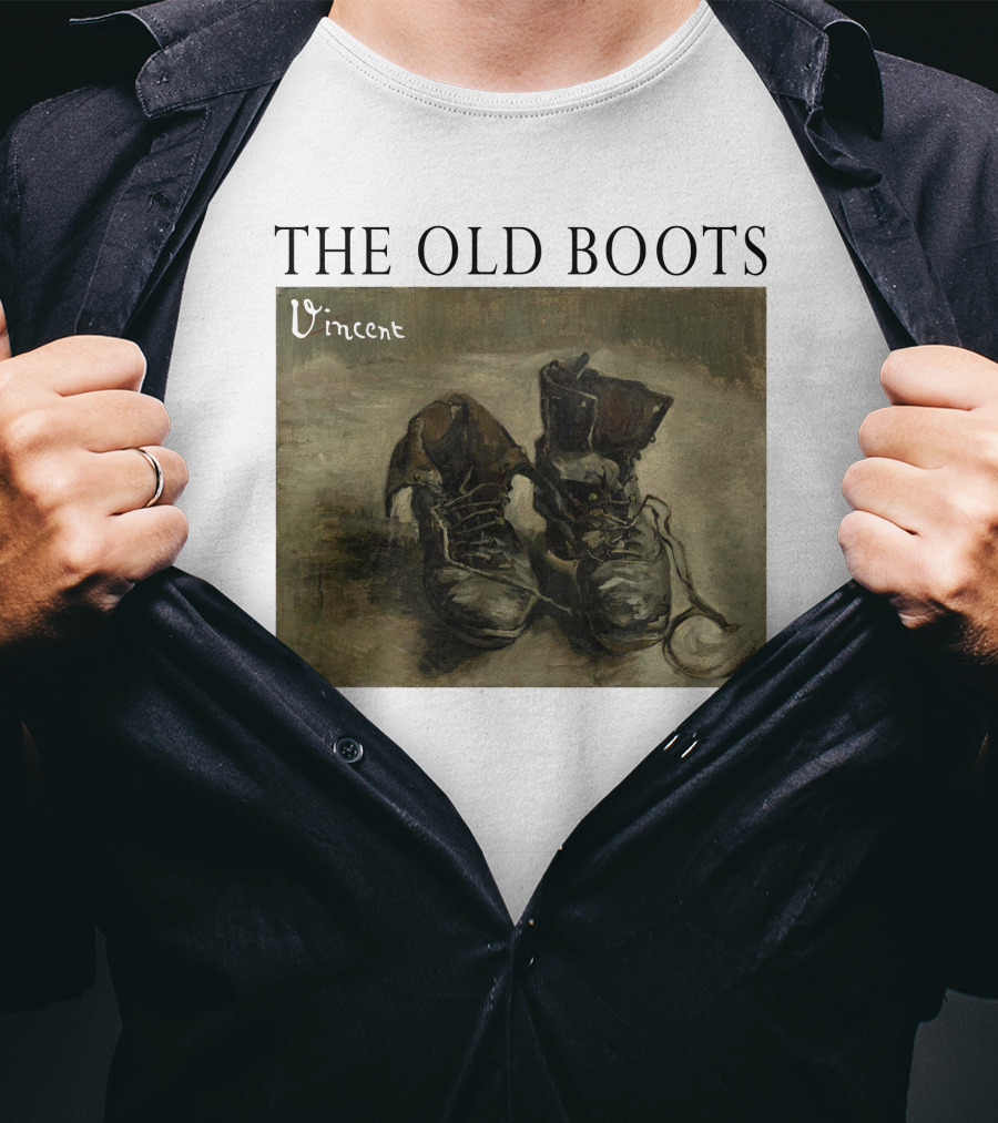 The Old Boots Vincent Van Gogh Painting Vintage T-Shirt