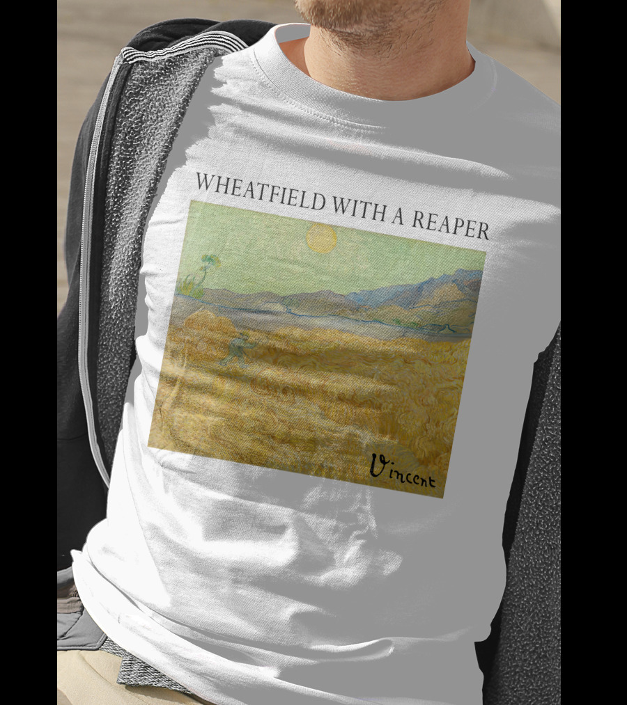 Wheatfield With A Reaper Vincent T-Shirt