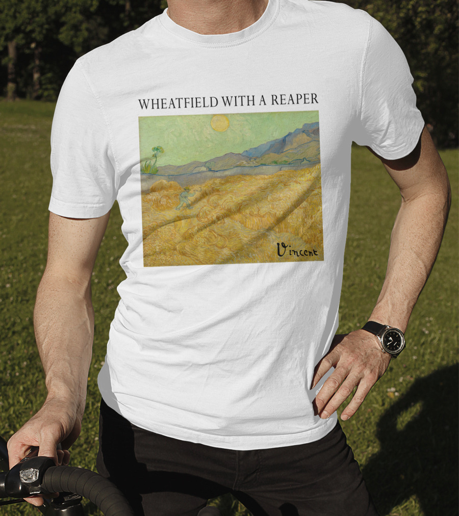 Wheatfield With A Reaper Vincent T-Shirt