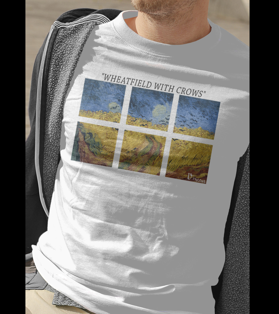 Vincent Van Gogh Wheatfield With Crows Vincent T-Shirt