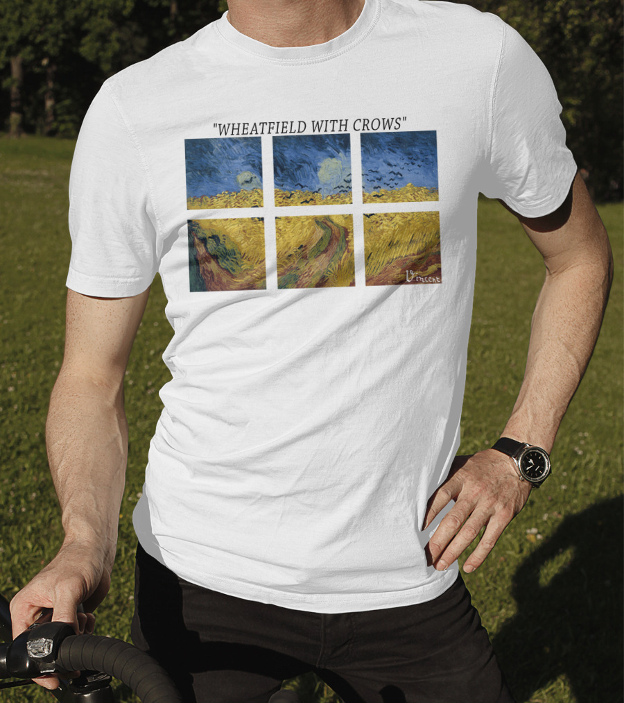 Vincent Van Gogh Wheatfield With Crows Vincent T-Shirt