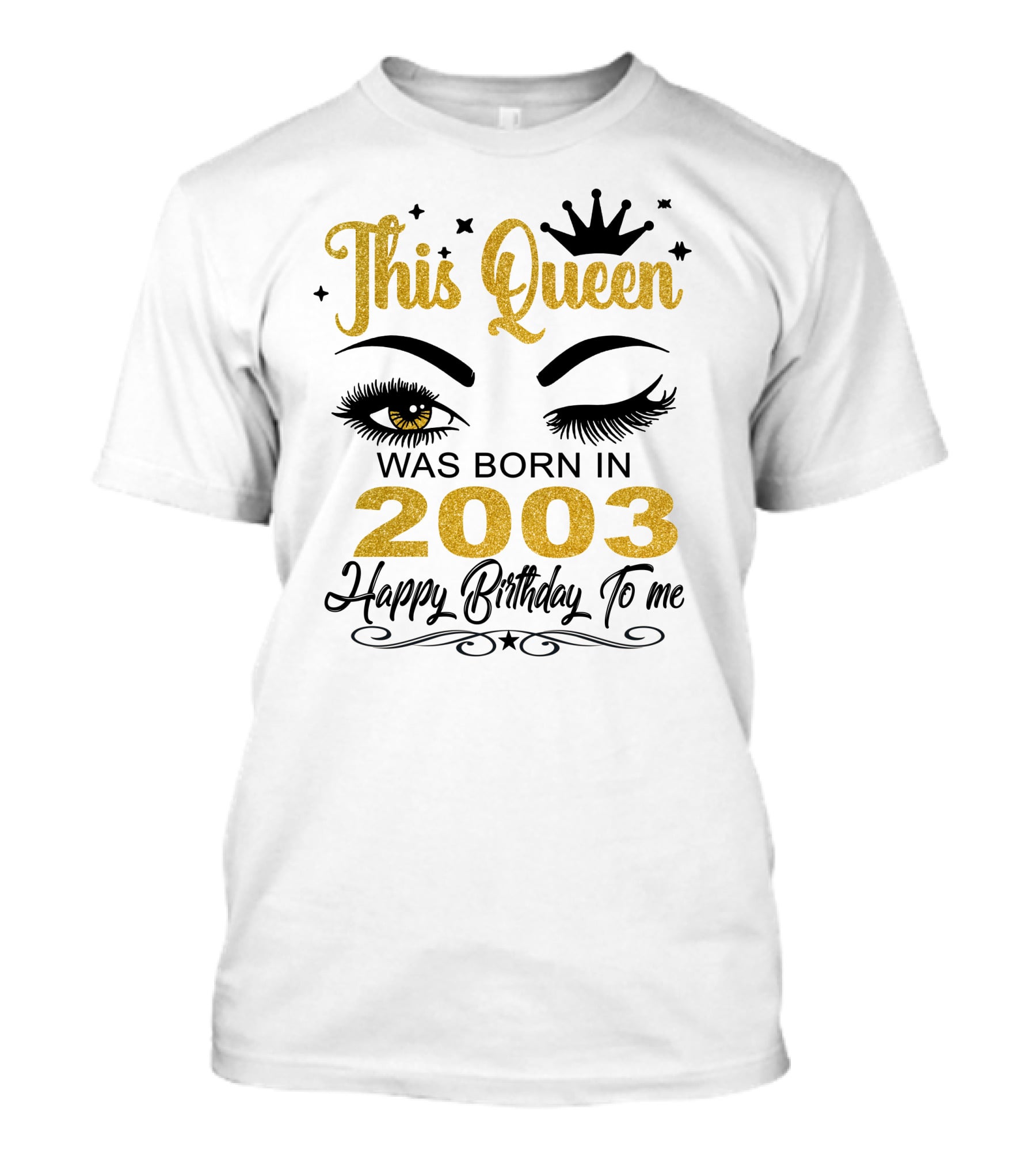 This Queen Was Born In 2003 Happy Birthday To Me T-Shirt