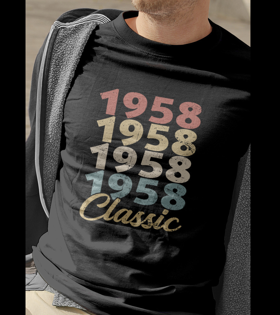 1958 Classic Retro Typography T-Shirt