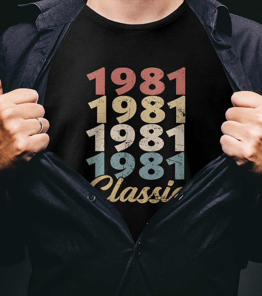 1981 Classic Vintage Retro T-Shirt