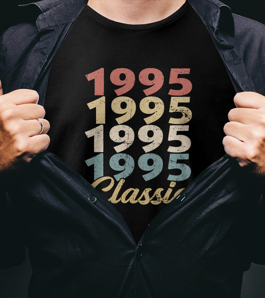 1995 Vintage Classic Retro Typography T-Shirt