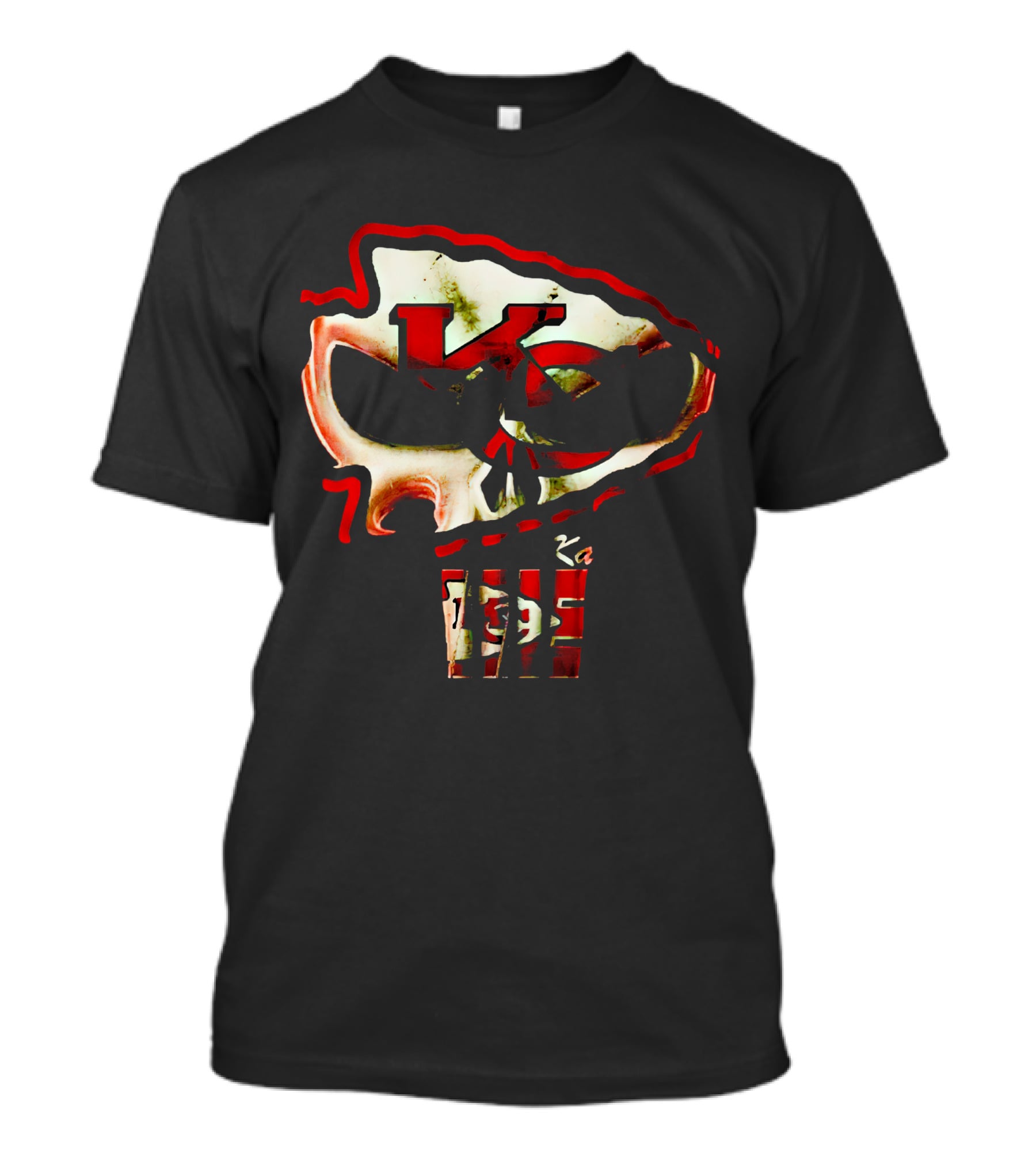 Kansas City Chiefs KC Skull T-Shirt