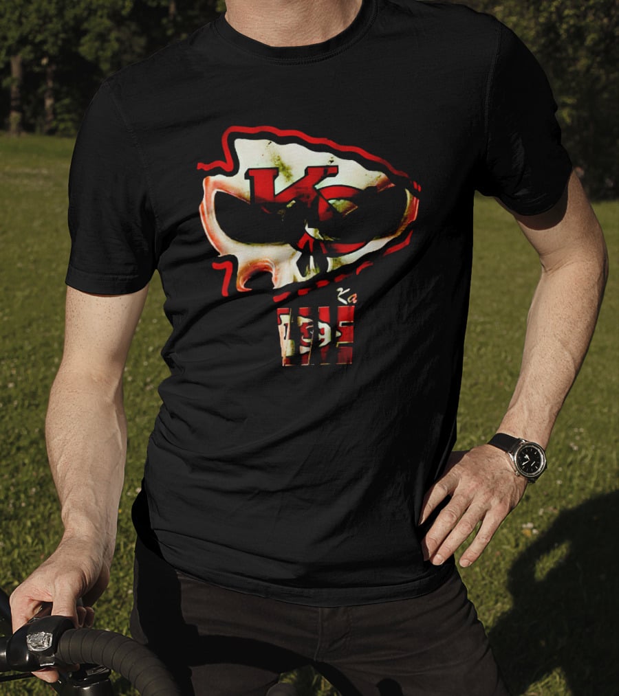 Kansas City Chiefs KC Skull T-Shirt