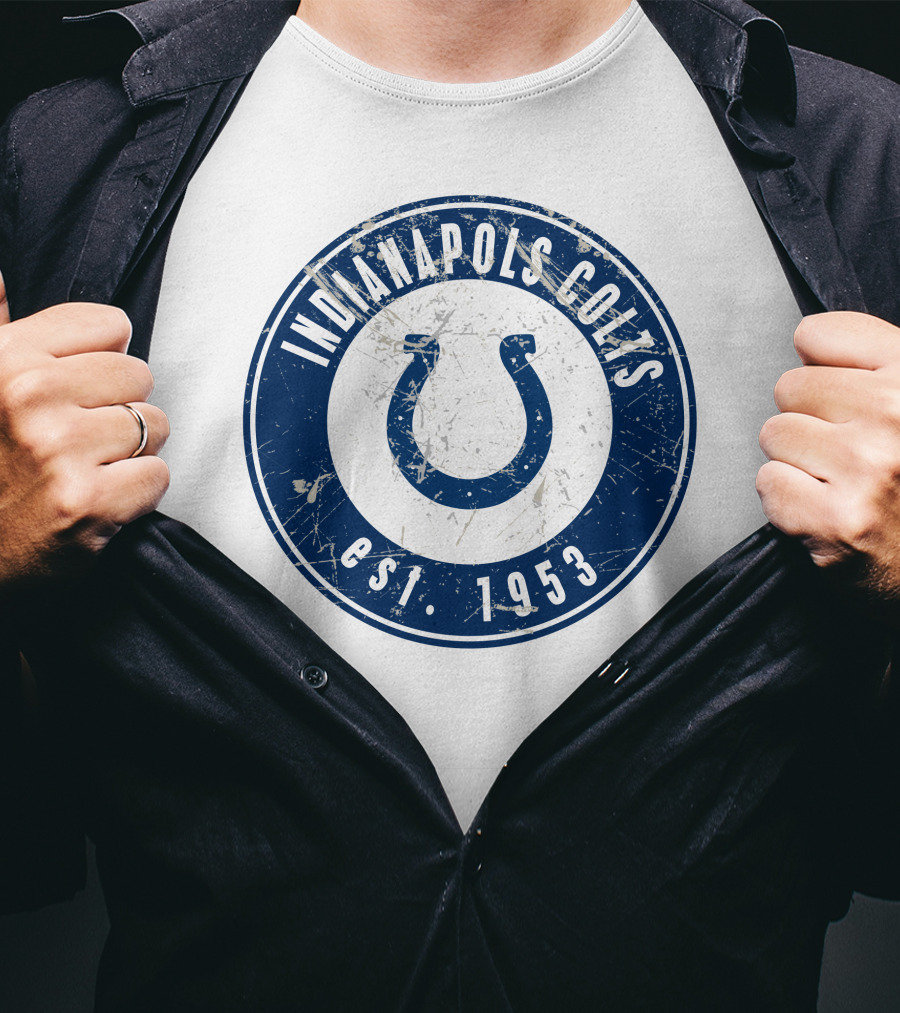 Indianapolis Colts Est. 1953 Vintage Horseshoe T-Shirt