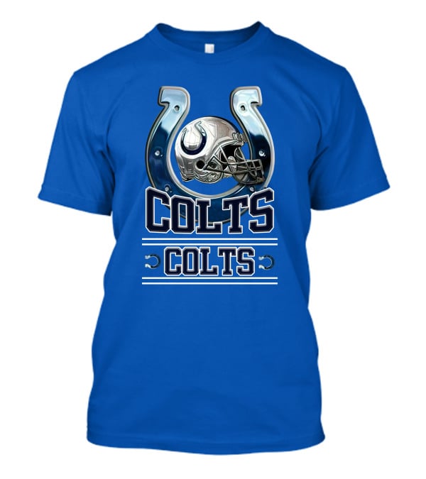 Colts Horseshoe Helmet Indianapolis Colts Colts T-Shirt