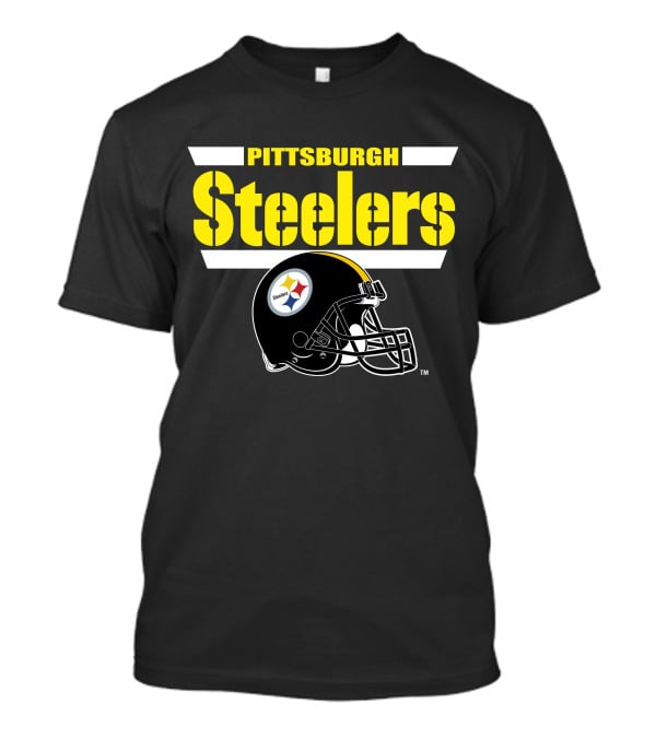 Pittsburgh Steelers Helmet Logo NFL Fan Gear T-Shirt