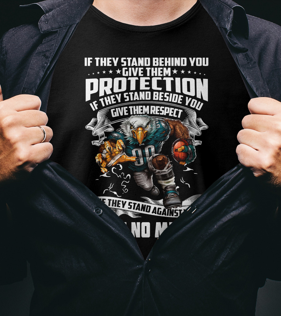 Philadelphia Eagles Protection Respect Show No Mercy T-Shirt
