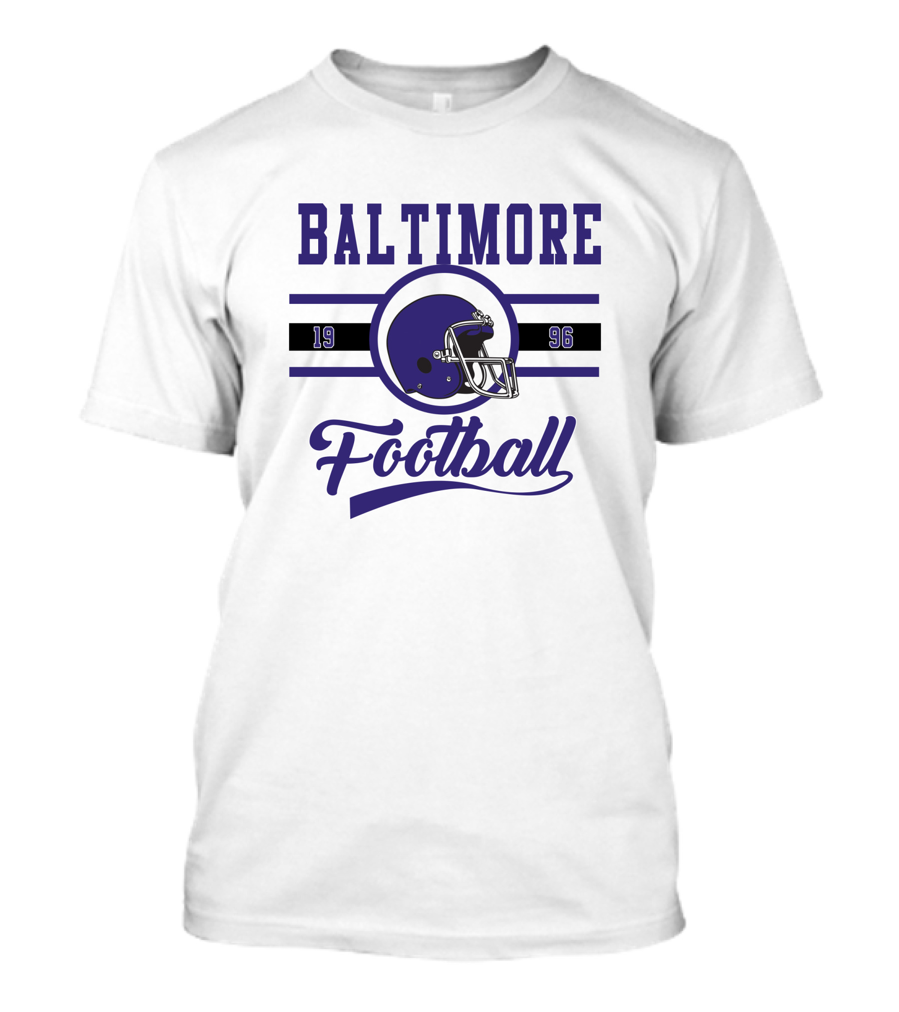 Baltimore Ravens Football 1996 Helmet T-Shirt