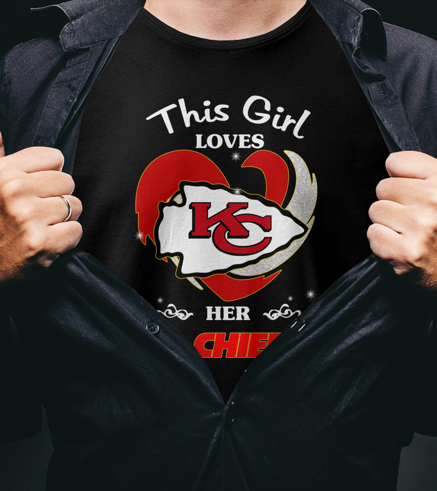 This Girl Loves Her Kansas City Chiefs T-Shirt
