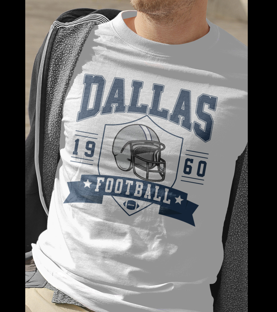 Dallas Football 1960 Helmet T-Shirt