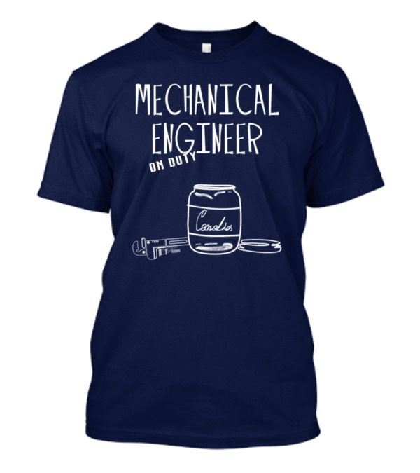 Mechanical Engineer On Duty Conundrums Jar With Wrench T-Shirt