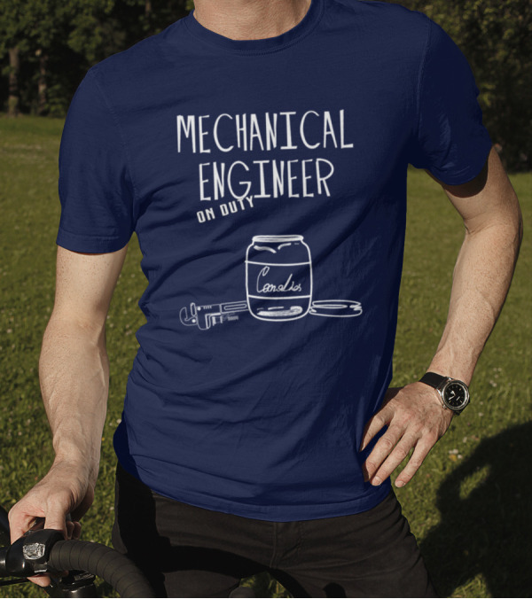 Mechanical Engineer On Duty Conundrums Jar With Wrench T-Shirt
