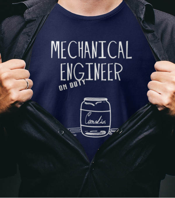 Mechanical Engineer On Duty Conundrums Jar With Wrench T-Shirt