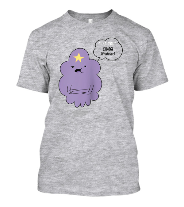 Adventure Time Lumpy Space Princess I <3 You OMG Whatever Raglan T-Shirt