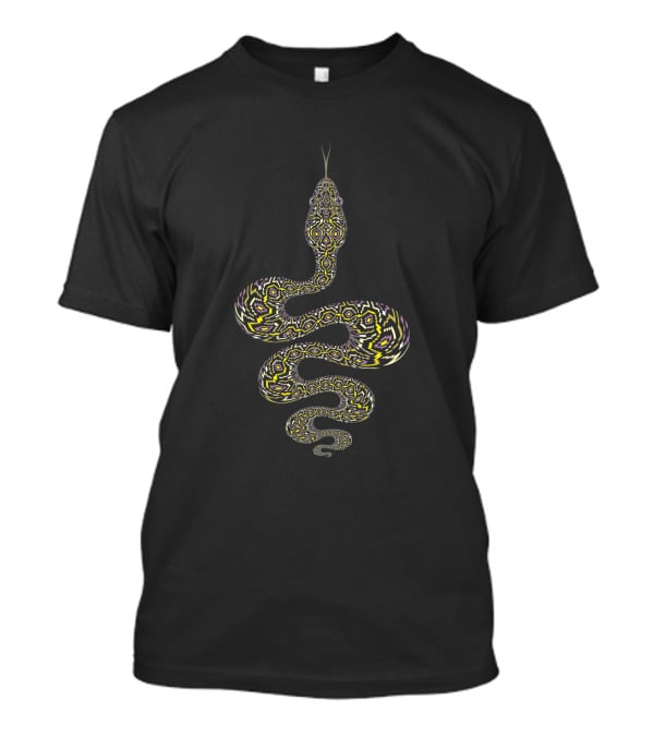 Anakonda 1281443 Hypnotic Geometric Snake Formation T-Shirt