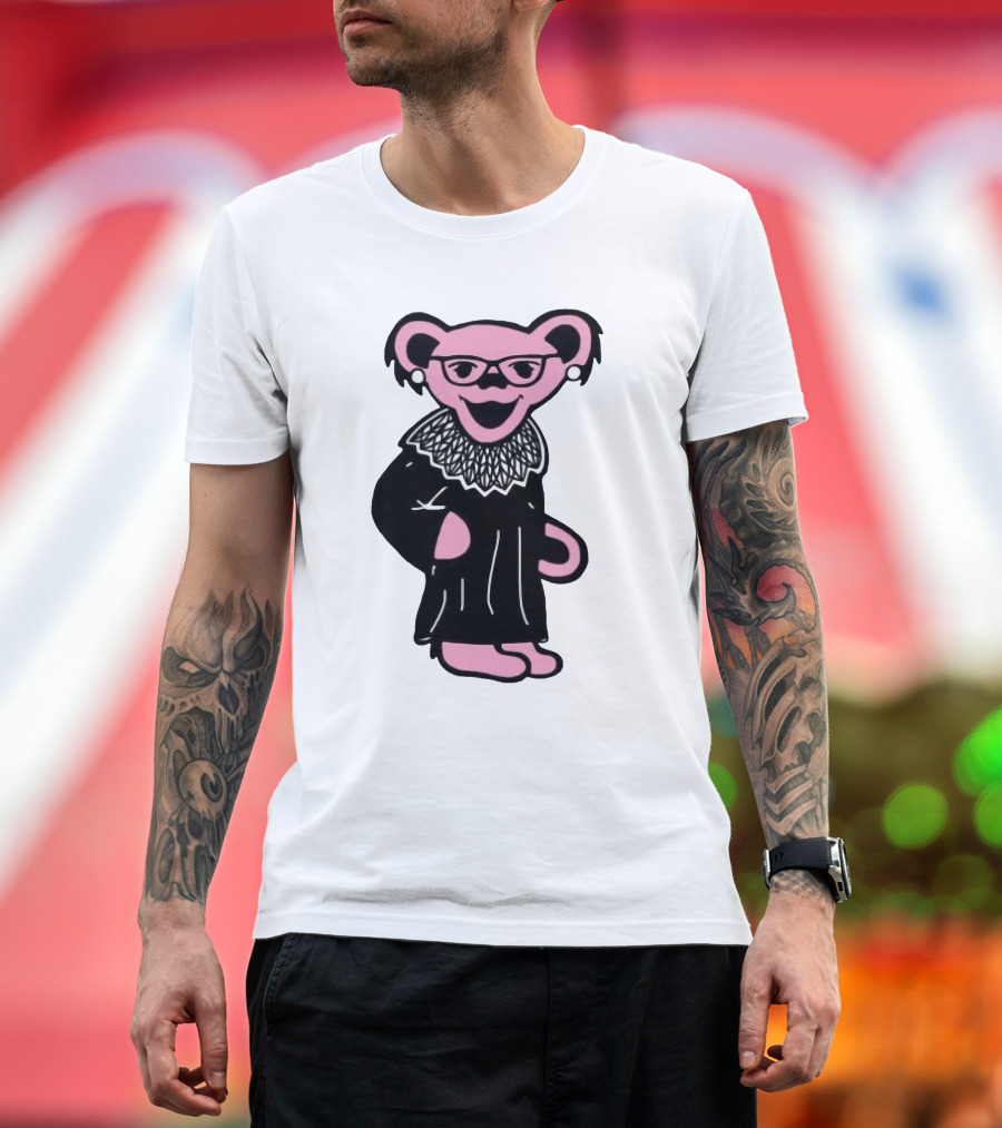 Ruth Bader Ginsburg Grateful Dead Bear T-Shirt