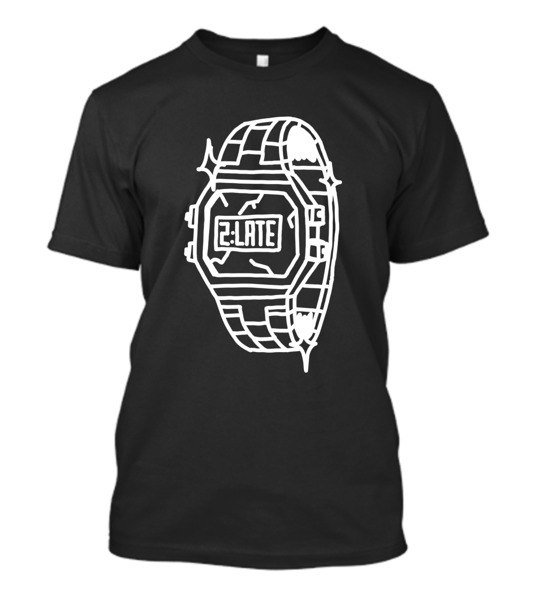 2Late Digital Watch T-Shirt