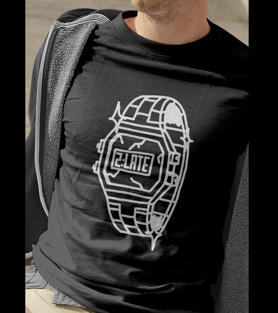 2Late Digital Watch T-Shirt