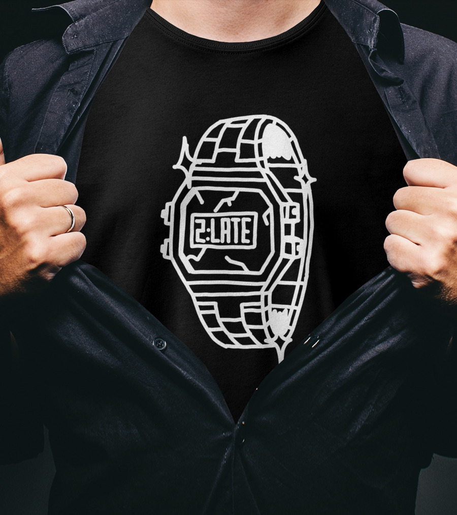 2Late Digital Watch T-Shirt