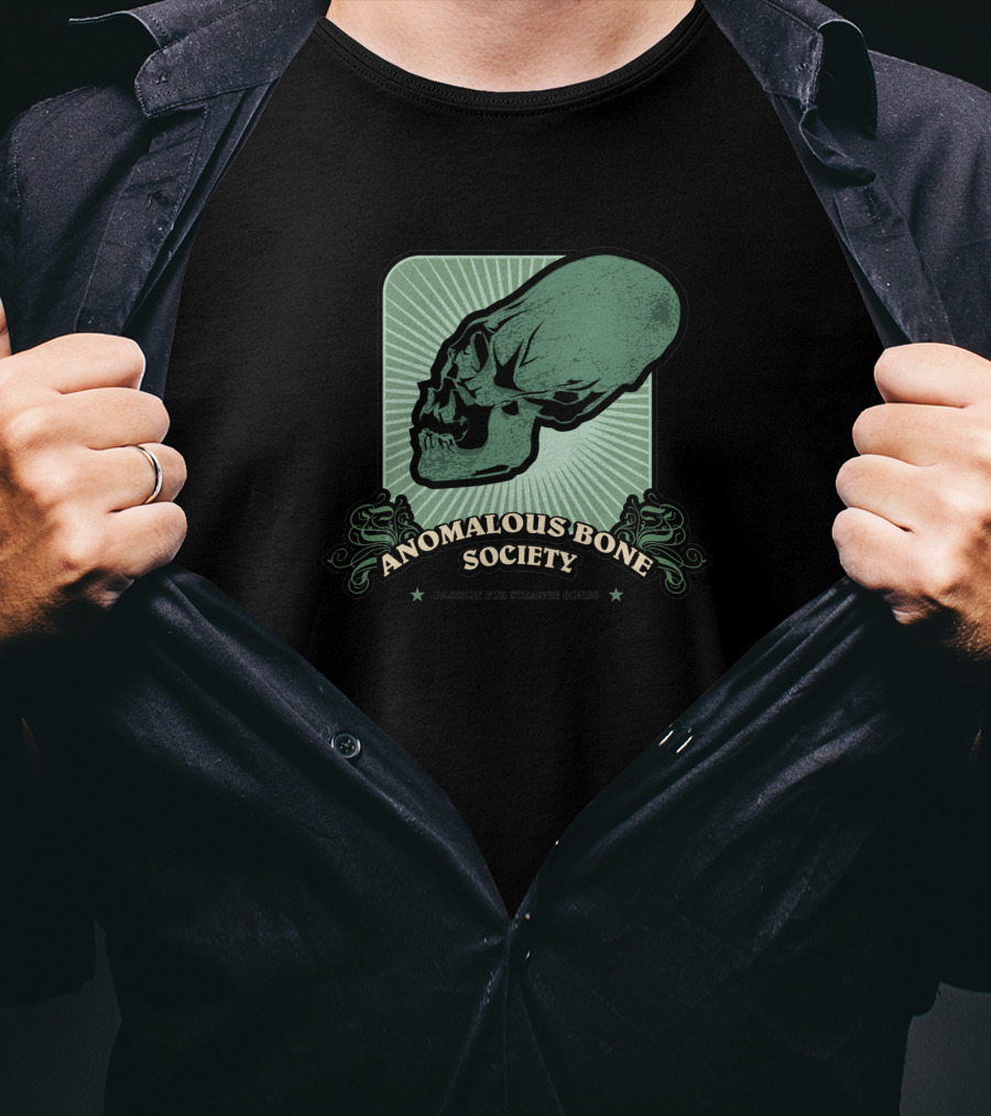 Anomalous Bone Society Skull Design 13311 T-Shirt